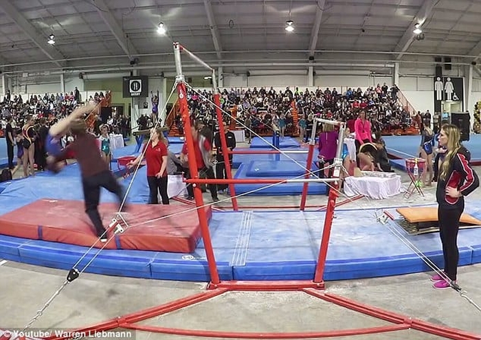 If he hadn't managed to catch her in flight, she would have broken her neck...