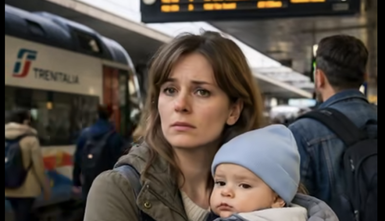 A mother left her baby with a stranger at the station, saying, "I'll be right back." Then she disappeared...