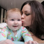 The mother simply kissed her little baby, and she will definitely never forget her reaction...