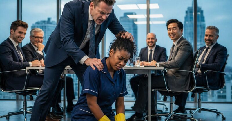 "CRAW LIKE A DOG!" — The CEO's cruel order backfired when the "invisible" housekeeper revealed a secret so explosive it brought his $2 billion empire crashing down overnight